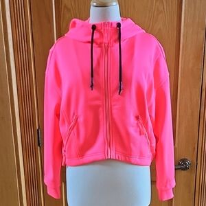 ZARA Neon Pink Sport Jacket In Size S.